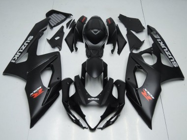 Billige Suzuki GSXR 1000 Motorrad Verkleidung Kit 2005-2006 - Matt Schwarz