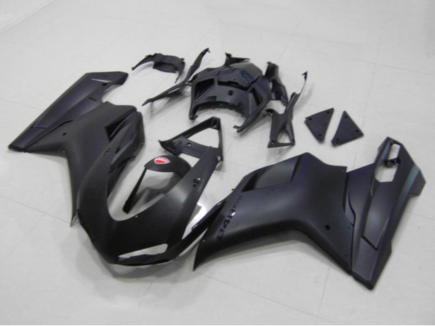Billige Ducati 848 Motorrad Verkleidung 2007-2014 - Matt Schwarz