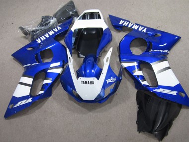 Billige Weiß Blau 1998-2002 Yamaha YZF R6 Motorrad Verkleidung