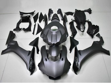 Billige Yamaha YZF R1 Motorrad Verkleidung 2015-2019 - Matt Schwarz Glanzendes Schwarz