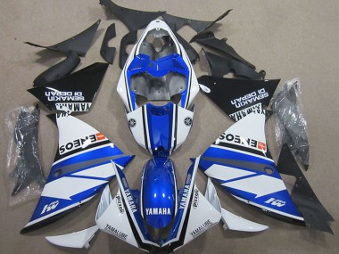 Billige Weiß Blau Schwarz ENEOS 2000-2001 Yamaha YZF R1 Motorrad Verkleidung