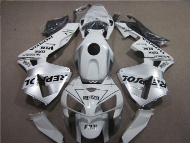 Billige Weiß Schwarz Repsol 2005-2006 Honda CBR600RR Motorrad Verkleidung