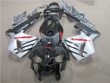 Billige Glänzendes Schwarz Silber Rot 2005-2006 Honda CBR600RR Motorrad Verkleidung