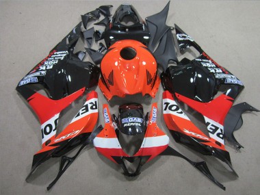 Billige Orange Weiß Rot Glänzendes Schwarz Repsol 2009-2012 Honda CBR600RR Komplette Abs Verkleidung