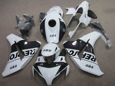 Billige Weiß Glänzendes Schwarz Repsol 2008-2011 Honda CBR1000RR Motorrad Verkleidung Kit