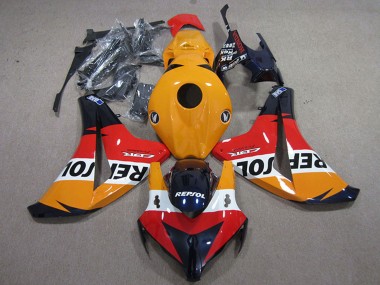 Billige Orange Weiß Rot Glänzendes Schwarz Repsol 2008-2011 Honda CBR1000RR Motorrad Verkleidungen Kit