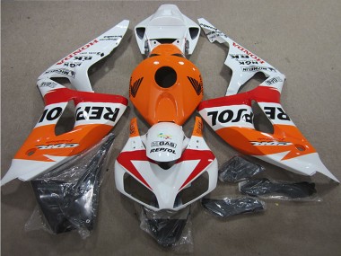Billige Weiß Orange Rot Schwarz Repsol 2006-2007 Honda CBR1000RR Motorrad Verkleidung