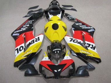 Billige Honda CBR1000RR Motorrad Verkleidung 2004-2005 - Gelb Weiss Rot Glanzendes Schwarz Repsol