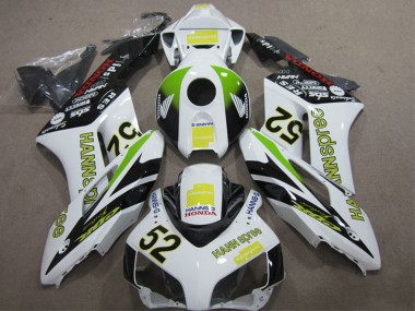 Billige Weiß Gelb Grün Schwarz Hannspree 52 2004-2005 Honda CBR1000RR Motorrad Verkleidung