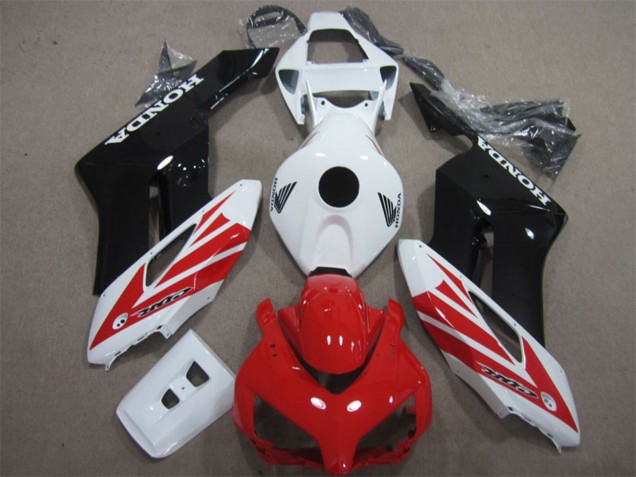 Billige Weiß Rot Glänzendes Schwarz 2004-2005 Honda CBR1000RR Motorrad Verkleidung Kit