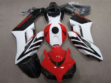 Billige Weiß Rot Glänzendes Schwarz 2004-2005 Honda CBR1000RR Motorrad Verkleidung