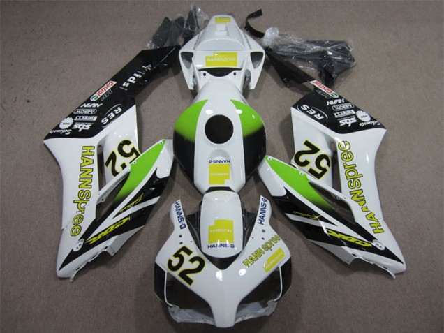 Billige Weiß Gelb Grün Glänzendes Schwarz Hannspree 52 2004-2005 Honda CBR1000RR Motorrad Verkleidung