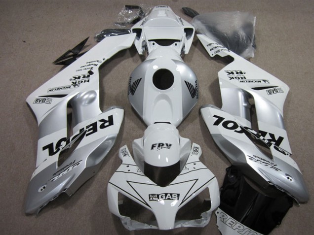 Billige Weiß Silber Schwarz Repsol 2004-2005 Honda CBR1000RR Motorrad Verkleidung Kit