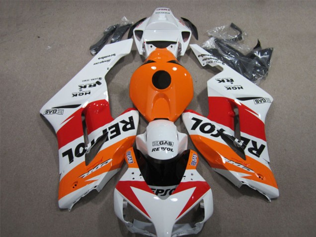 Billige Weiß Orange Rot Schwarz Repsol 2004-2005 Honda CBR1000RR Motorrad Verkleidung