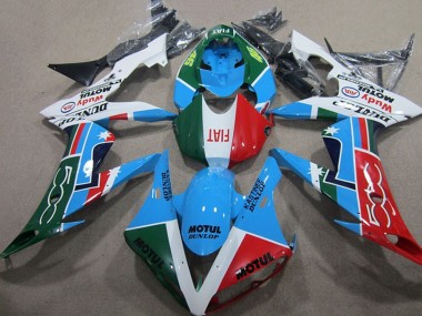 Billige Weiß Blau Rot Grün Motul 2004-2005 Honda CBR1000RR Motorrad Verkleidung