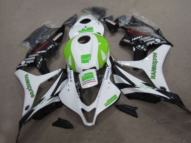 Billige Weiß Grün Glänzendes Schwarz Hannspree 2004-2005 Honda CBR1000RR Motorrad Verkleidung