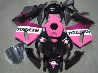 Billige Rosa Weiß Glänzendes Schwarz Repsol 2004-2005 Honda CBR1000RR Motorrad Verkleidung