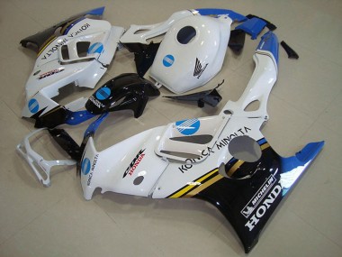 Billige Weiß Blau Glänzendes Schwarz Konica Minolta 1995-1996 Honda CBR600 F3 Motorrad Verkleidung