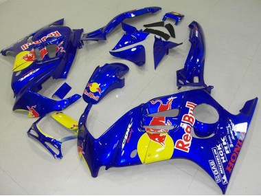 Billige Blau Gelb Red Bull 1995-1996 Honda CBR600 F3 Motorrad Verkleidung