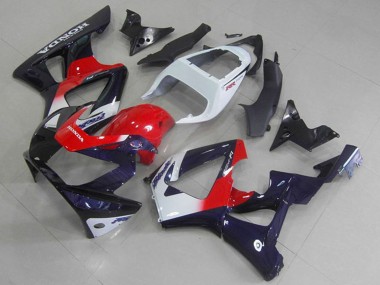 Billige Weiß Rot Dunkel Blau 2000-2001 Honda CBR900RR 929 Motorrad Verkleidung