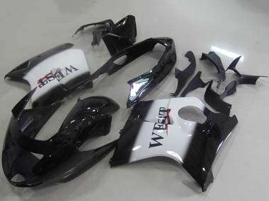 Billige Glänzendes Schwarz Weiß West 1996-2007 Honda CBR1100XX Blackbird Abs Motorrad Verkleidungen