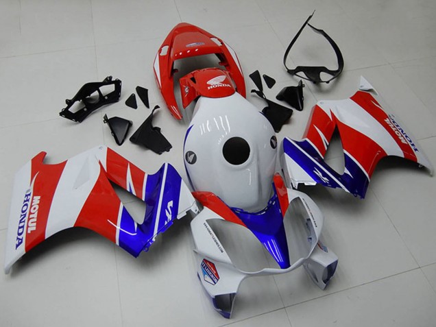 Billige Honda VFR 800 Motorrad Verkleidung 2002-2013 - Weiss Rot Blau