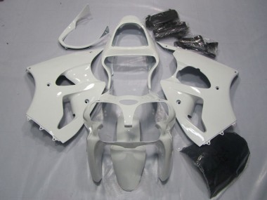 Billige Weiß 2000-2002 Kawasaki ZX6R Motorrad Verkleidung