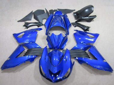 Billige Kawasaki ZX14R ZZR1400 Motorrad Verkleidung 2006-2011 - Blau