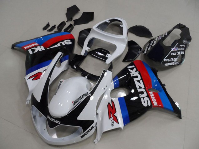 Billige Weiß Rot Blau Schwarz Motul 1998-2003 Suzuki TL1000R Motorrad Verkleidung