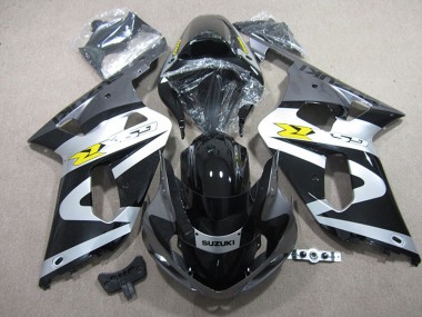 Billige Schwarz Weiß 2001-2003 Suzuki GSXR 600 Motorrad Verkleidung