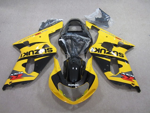 Billige Suzuki GSXR 600 Motorrad Verkleidung 2001-2003 - Gelb Schwarz