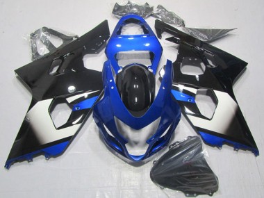 Billige Blau Weiß Schwarz 2004-2005 Suzuki GSXR 600 Motorrad Verkleidung