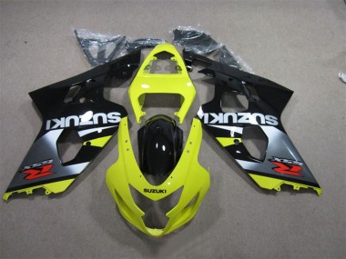 Billige Gelb Silber Schwarz Rot 2004-2005 Suzuki GSXR 600 Motorrad Verkleidung