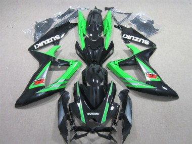 Billige Grün Glänzendes Schwarz Rot 2006-2007 Suzuki GSXR 600 Motorrad Verkleidung