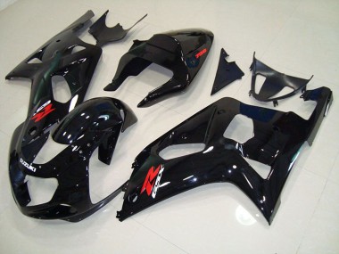 Billige Glänzendes Schwarz 2001-2003 Suzuki GSXR 750 Motorrad Verkleidung