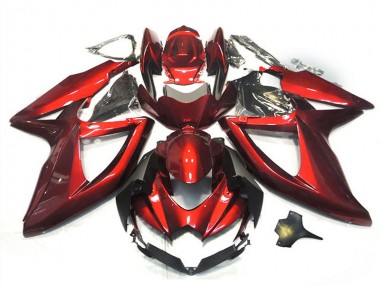 Billige Glänzendes Rot 2008-2010 Suzuki GSXR 750 Motorrad Verkleidung