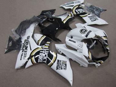 Billige Weiß Lucky Strike Schwarz Motul 2011-2024 Suzuki GSXR 750 Motorrad Verkleidung