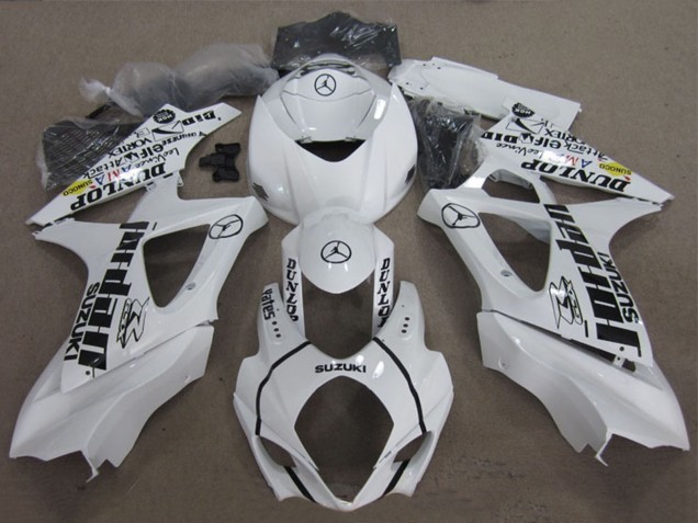 Billige Weiß Schwarz Jordan 2007-2008 Suzuki GSXR 1000 Motorrad Verkleidung