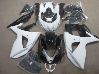 Billige Weiß Schwarz 2009-2016 Suzuki GSXR 1000 Motorrad Verkleidung Kit