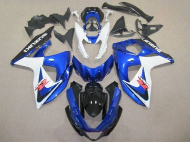 Billige Weiß Blau Schwarz 2009-2016 Suzuki GSXR 1000 Abs Verkleidungen