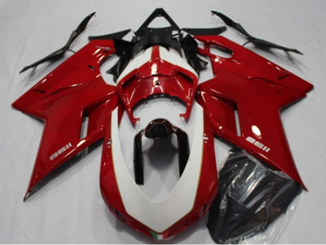 Billige Rot 2007-2014 Ducati 1198 Motorrad Verkleidung