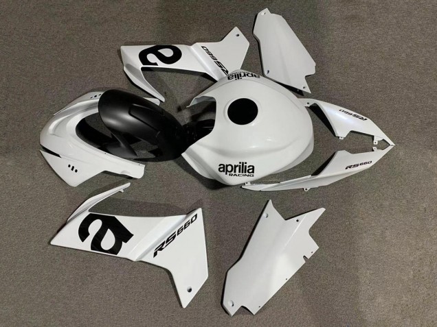 Billige Weiß 2020-2024 Aprilia RS660 Motorrad Verkleidung