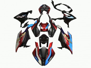 Billige Schwarz Blau Rot Gold 2019-2022 BMW S1000RR Motorrad Verkleidung