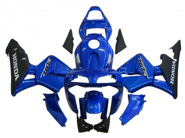 Billige Blau Matt Schwarz 2003-2004 Honda CBR600RR Motorrad Verkleidung