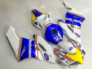 Billige Weiß Blau Gelb Rothmans 2004-2005 Honda CBR1000RR Motorrad Verkleidung
