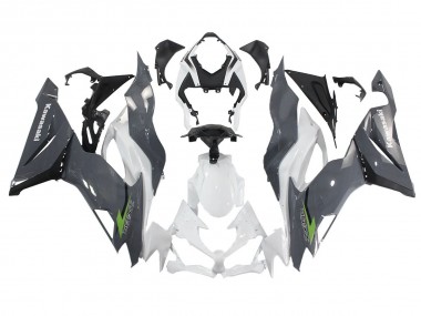 Billige Weiß Grau Grün 2019-2022 Kawasaki ZX6R Motorrad Verkleidung
