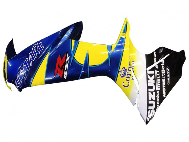 Billige Gelb Blau Weiß Schwarz Corona Extra Alstare 2011-2024 Suzuki GSXR 600/750 Motorrad Verkleidung