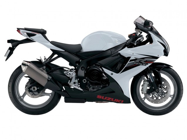 Billige Weiß Schwarz 2011-2024 Suzuki GSXR 600/750 Motorrad Verkleidung