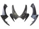 Billige Schwarz Weiß Carbonfaser Stil 2006-2007 Suzuki GSXR 600/750 Motorrad Verkleidung