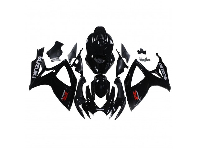 Billige Glänzendes Schwarz 2006-2007 Suzuki GSXR 600/750 Motorrad Verkleidung